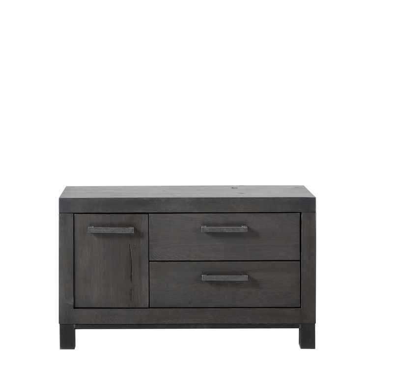 TV-meubel Hevano (102 Cm) grafiet eiken hout