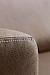 3 zitsbank Moletti met contraststiksel/ microlder brandy