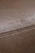 3 zitsbank Moletti met contraststiksel/ microlder brandy