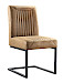 Eetkamerstoel Parantino stof cognac