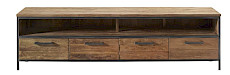 TV-meubel Romaro (200 Cm) teakhout mix rough