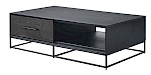 Salontafel Veneta (70 Cm) eiken fineer zwart