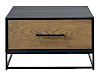 Salontafel Veneta (B65xL65) eiken fineer zwart/naturel