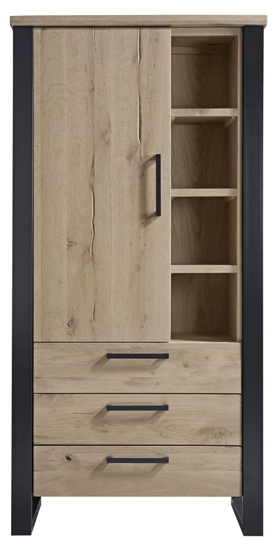 Opbergkast Verato (100 Cm) naturel grey