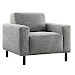 Fauteuil Pantini polyether zitting graphite