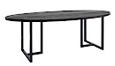 Eettafel Veneta 200x100 cm eikenfineer zwart