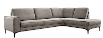 Hoekbank Barrio pocketvering zitting bruin