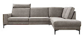 Hoekbank Barrio pocketvering zitting bruin
