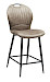 Barkruk Castione microvezel taupe