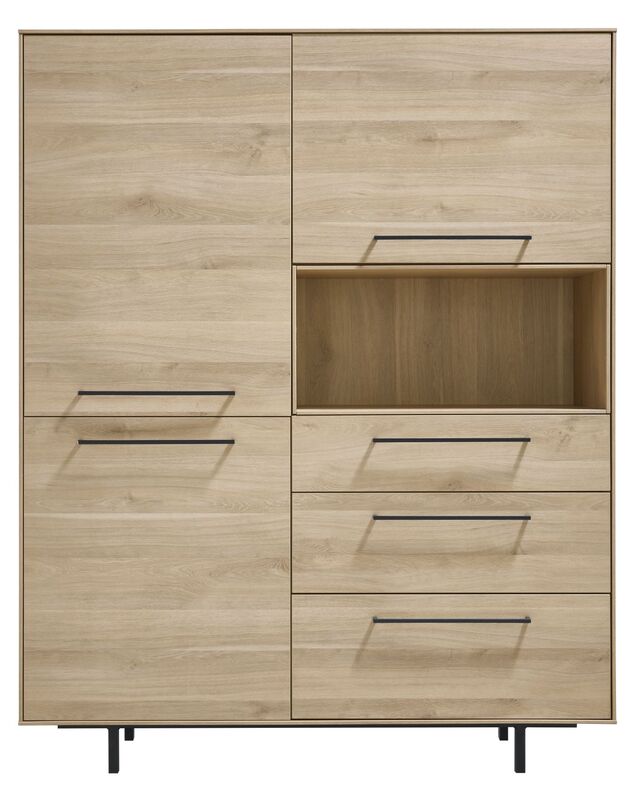 Opbergkast Ricco (125 cm) fresh oak