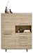 Opbergkast Ricco (125 cm) fresh oak