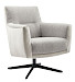 Draaifauteuil Malteno polyether zitting grijs beige