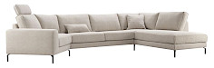 Hoekbank Linoza HR-zitting beige