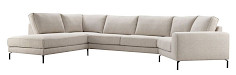 Hoekbank Linoza HR-zitting beige