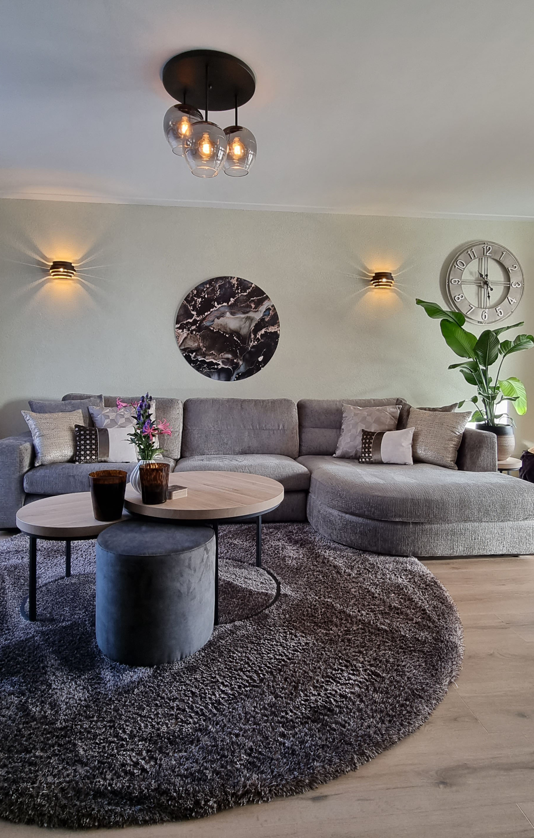 Interieur compleet met verlichting
