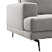 Hoekbank Acante pocket/visco zitting grijs
