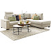 Salontafel Lunata set van 2 barley decor frame zwart