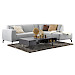Salontafel Nero (67 cm) noir decor