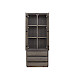 Opbergkast Lavio (86 cm) eiken grafiet