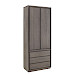 Opbergkast Lavio (86 cm) eiken grafiet