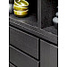 Boekenkast Lavio (242 cm) eiken zwart