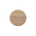 Bijzettafel Tavolo rond 60 eiken natural grey 3-poot