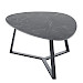 Salontafel Lineto (h43 Cm) keramiek zwart