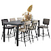 Bartafel Donti 190x90 noir