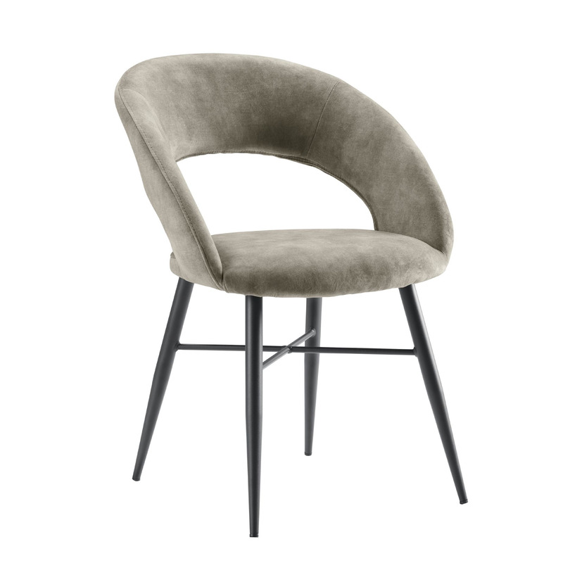 Eetkamerstoel Marasino beige velvet
