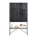 Opbergkast Orizone (100 cm) zwart metaal
