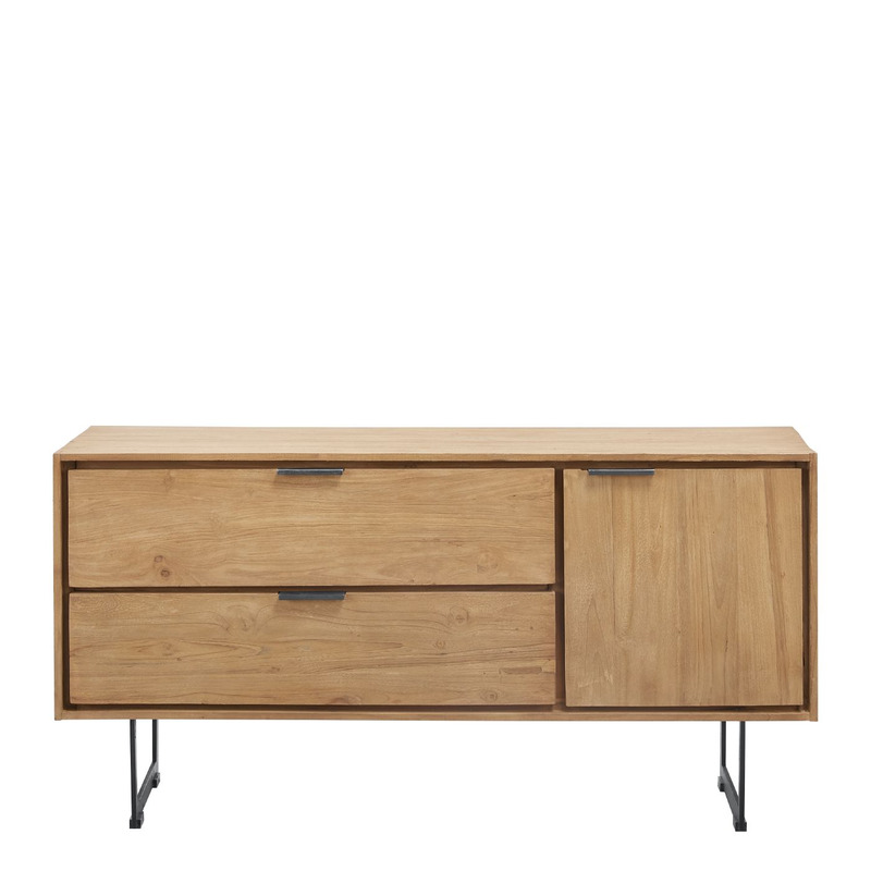 Tv-meubel Aska (117 Cm) teak naturel brushed