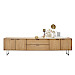 Tv-meubel Aska (234 Cm) teak naturel brushed