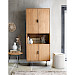 Boekenkast Aska (80 Cm) teak naturel brushed