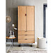 Boekenkast Aska (80 Cm) teak naturel brushed