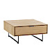 Salontafel Aska (80 Cm) teak naturel brushed