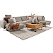 Salontafel Aska (80 Cm) teak naturel brushed