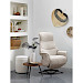 Relaxfauteuil Artizo verstelbare rug en voetensteun M beige
