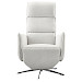 Relaxfauteuil Moio verstelbare rug en voetensteun M lichtgrijs