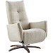 Relaxfauteuil Pianezzo verstelbare rug en voetensteun M donkerbeige