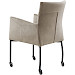 Armstoel Barola microvezel beige