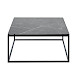 Salontafel Lineto (85 Cm) zwart keramiek