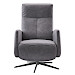 Relaxfauteuil Perfini verstelbare rug en voetensteun grijs
