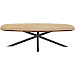 Salontafel Aska Deens ovaal 70x140 teak naturel brushed