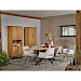 Eettafel Aska 260x110 cm Deens ovaal teak naturel brushed