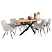 Eettafel Aska 260x110 cm Deens ovaal teak naturel brushed