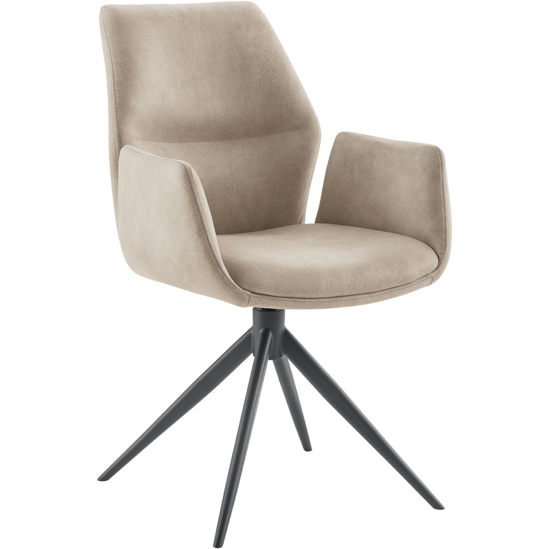 Armstoel Faido lichtbeige