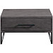 Salontafel Piastra 64x64 cm zwart
