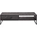 Salontafel Piastra 126x64 cm zwart