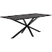 Eettafel Piastra 190x95 cm rechthoekig zwart