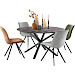 Eettafel Piastra 140 rond zwart